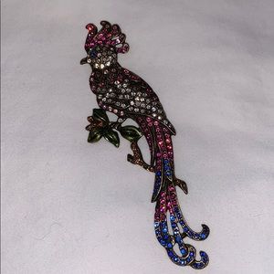 Stunning “Sweet Romance” costume jewelry pin